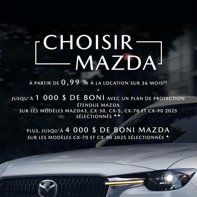 CHOISIR MAZDA